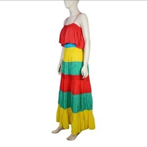 ALICE + OLIVIA Kia Dress Maxi Multicolor
